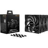 be quiet! Pure Wings 3 120mm PWM high-speed 3-Pack, Gehäuselüfter schwarz, 3er-Pack, 120 mm