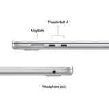 Apple MacBook Air (15") 2025 CTO, Notebook silber, 24 GB, 1 TB (1 TB SSD), M4, Schwedisch