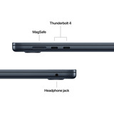 Apple MacBook Air (15") 2025 CTO, Notebook schwarz, 32 GB, 1 TB (1 TB SSD), M4, Englisch-International