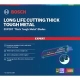 Bosch EXPERT Säbelsägeblatt ‘Thick Tough Metal’ S 955 CHC, 3 Stück Länge 150mm