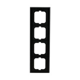 Busch-Jaeger Abdeckrahmen vierfach, Abdeckung grau, Retail