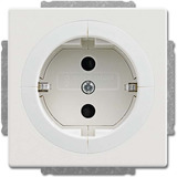 Busch-Jaeger Objektsteckdose 20 Eurosteckdose Typ F weiß, Retail