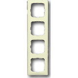 Busch-Jaeger Rahmen vierfach für Kanalabdeckungen weiß, Retail