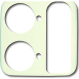 Busch-Jaeger Zentralscheibe, Abdeckung weiß, Retail