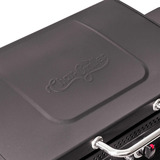 Char-Griller Flat Iron Griddle 4-Brenner, Gasgrill schwarz, Plancha mit 16 kW