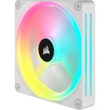 Corsair iCUE LINK QX140 RGB 140-mm-PWM-Lüfter, Gehäuselüfter weiß, Erweiterungskit