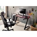 DXRacer Gaming Desk MASTER LED, Gaming-Tisch schwarz