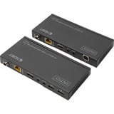 Digitus 4K HDBaseT HDMI KVM Extender Set, HDMI Verlängerung schwarz, 70 m