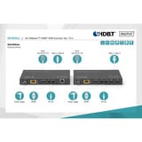 Digitus 4K HDBaseT HDMI KVM Extender Set, HDMI Verlängerung schwarz, 70 m
