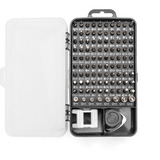 Digitus Feinmechaniker Schraubendreher Set, Bit-Satz schwarz/transparent, 115-teilig