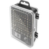 Digitus Feinmechaniker Schraubendreher Set, Bit-Satz schwarz/transparent, 115-teilig