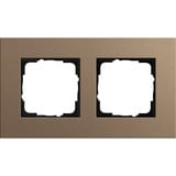 Gira Abdeckrahmen 2fach, Abdeckung braun, Retail