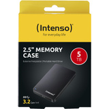 Intenso Memory Case 5 TB, Externe Festplatte schwarz, extern, Micro-USB-B 3.2 Gen 1 (5 Gbit/s)