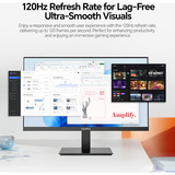 Koorui E2411H, LED-Monitor 60.5 cm (23.8 Zoll), schwarz, FullHD, IPS, HDMI, VGA, 120Hz Panel