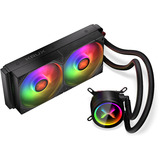 Krux HydroX 240 ARGB, Wasserkühlung schwarz