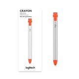 Logitech Crayon, Eingabestift silber/orange, für alle ab 2018 veröffentlichten iPads