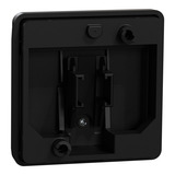 Merten Card Schalter mit Hotelkartenhalter und Beleuchtung, Abdeckung schwarz, Retail