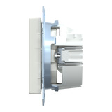 Merten Schutzkontakt-Steckdose mit Schraub-Liftklemme weiß, Retail