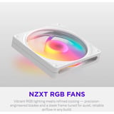 NZXT F140 RGB, Gehäuselüfter weiß, 140 mm