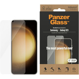 PanzerGlass Displayschutz Ultra-Wide Fit, Schutzfolie transparent, Samsung Galaxy S23, EasyAligner