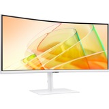 SAMSUNG ViewFinity S65TC S34C650TAU, LED-Monitor 86.4 cm (34 Zoll), weiß, UWQHD, VA, Curved, AMD Free-Sync, Thunderbolt 4.0, 100Hz Panel