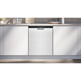 Siemens SN43HW03TE  iQ300, Spülmaschine weiß/schwarz, 60 cm, Home Connect