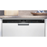 Siemens SN43HW03TE  iQ300, Spülmaschine weiß/schwarz, 60 cm, Home Connect