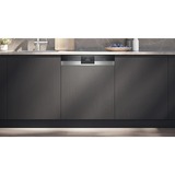 Siemens SN53ES02CE IQ300, Spülmaschine edelstahl (gebürstet)/schwarz, 60 cm, Home Connect