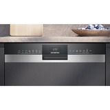 Siemens SN53ES02CE IQ300, Spülmaschine edelstahl (gebürstet)/schwarz, 60 cm, Home Connect