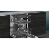 Siemens SN53ES02CE IQ300, Spülmaschine edelstahl (gebürstet)/schwarz, 60 cm, Home Connect