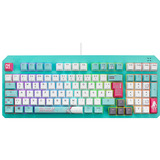 ASUS TUF Gaming K3 Gen II Hatsune Miku Edition, Gaming-Tastatur türkis/mehrfarbig, DE-Layout