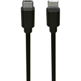 Ansmann USB 2.0 Adapterkabel, USB-C Stecker > Lightning Stecker schwarz, 1,2 Meter, Laden mit bis zu 60 Watt