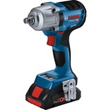 Bosch Akku-Schlagschrauber GDS 18V-450 HC Professional, 18Volt blau/schwarz, 2x Li-Ion Akku ProCORE18V 4,0Ah, Bluetooth Modul, in L-BOXX