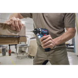 Bosch Professional Akku-Bohrschrauber GSR 12V-32 FC Professional, 12Volt blau/schwarz, ohne Akku und Ladegerät, inkl. 5 Aufsätze, L-BOXXX