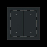 Busch-Jaeger Wippe für Elektroniktaster 2-fach schwarz, Retail