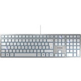 CHERRY KC 6000 SLIM, Tastatur silber, DE-Layout