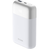 D-Link 10000mAh Powerbank DPP-101 weiß, 10 Ah, 1x USB-A, 1x USB-C, PD 3.0, QC 3.0