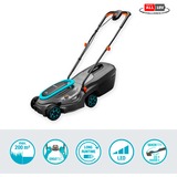 GARDENA Akku-Rasenmäher PowerMax 32/18V P4A Ready-To-Use Set, 18Volt schwarz/grau, Li-Ion Akku 4,0Ah, POWER FOR ALL ALLIANCE