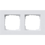 Gira Abdeckrahmen 2-fach weiß, Retail