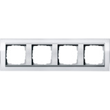 Gira Abdeckrahmen vierfach weiß, Retail