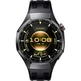 Huawei Watch GT6 Pro (Atum-B29F), Smartwatch schwarz, Titangehäuse, schwarzes Fluorelastomerarmband