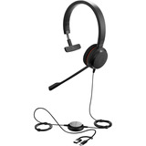 Jabra Evolve 20, Headset schwarz, UC, USB-C und USB-A, Mono