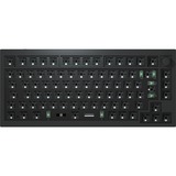 Keychron Q1 Barebone ISO Knob, Gaming-Tastatur schwarz, Hot-Swap, Aluminiumrahmen, RGB