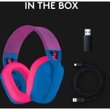 Logitech Gaming G435 LIGHTSPEED, Gaming-Headset blau, USB-C, Bluetooth