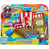 MGA Entertainment DohKins Pirate Ship Playset, Kneten 