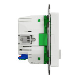 Merten Connected Schutzkontaktsteckdose Typ F mit Smart-Funktion und Ein-/Ausschalter weiß (glänzend), Retail