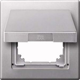 Merten Schutzabdeckung Aluminium Kunststoff mit Klappdeckel IP44 aluminium, Retail