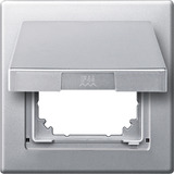Merten Schutzabdeckung Aluminium Kunststoff mit Klappdeckel IP44 aluminium, Retail