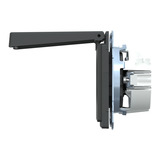 Merten Schutzkontakt-Steckdose mit Klappdeckel und erhöhtem Berührungsschutz, Unterputz, 16 Ampere anthrazit, Retail