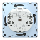 Merten Schutzkontakt-Steckdose mit Klappdeckel und erhöhtem Berührungsschutz, Unterputz, 16 Ampere anthrazit, Retail